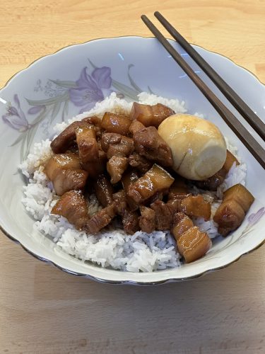 kakuni s ústřicovou omáčkou (オイスターソース角煮)