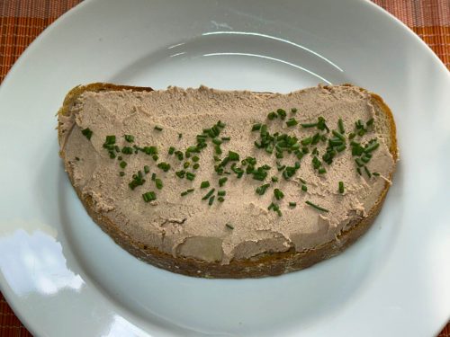 Jemná paštika z kuřecích jater a Metaxou