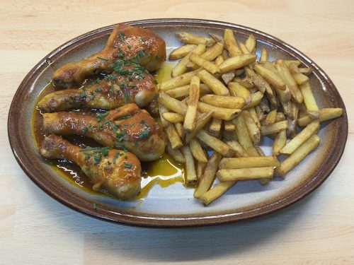 Hořčično-medové kuřecí paličky