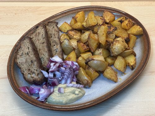 Sekaná se špekem, medvědím česnekem a chipotle