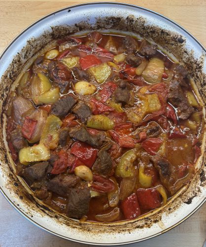 Belen Tava – jehněčí pečené se zeleninou