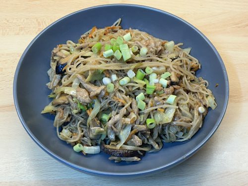 Tchajwanské smažené rýžové nudle – Táishì chǎo mǐfěn – 台式炒米粉