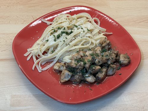 Kuřecí kousky na česnekovém másle – Garlic Butter Chicken